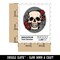 Skull and Roses Flowers Bones Waterproof Vinyl Phone Tablet Laptop Water Bottle Sticker Set - 5 Pack